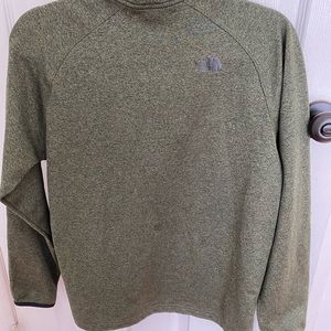 A north face half zip sweater